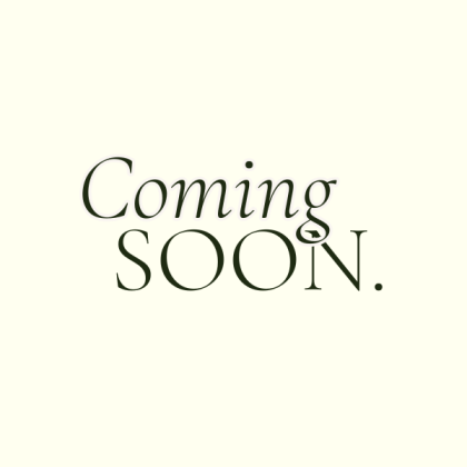 Coming SOON.